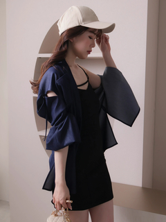 LIP SERVICE(リップサービス) |ショルダースリットシアーシャツ