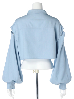 LIP SERVICE(リップサービス) |ショルダースリットシアーシャツ