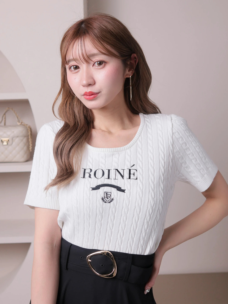 LIP SERVICE(リップサービス) |ROINEケーブルハーフニット