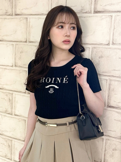 LIP SERVICE(リップサービス) |ROINEケーブルハーフニット