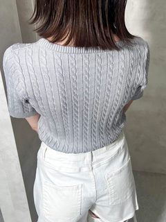 LIP SERVICE(リップサービス) |ROINEケーブルハーフニット