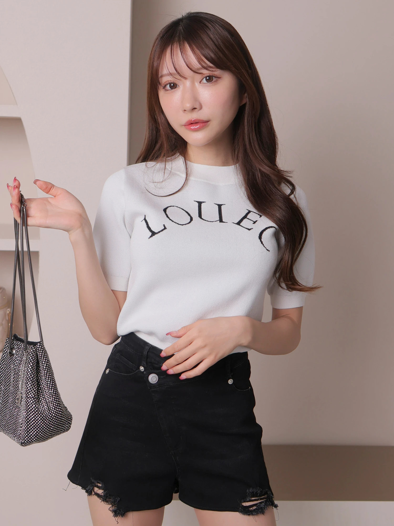 【BoatHouseClub 】セーター Lサイズ　未使用品新品 LIP SERVICE（リップサービス）｜ La Coquette ラインリブニット