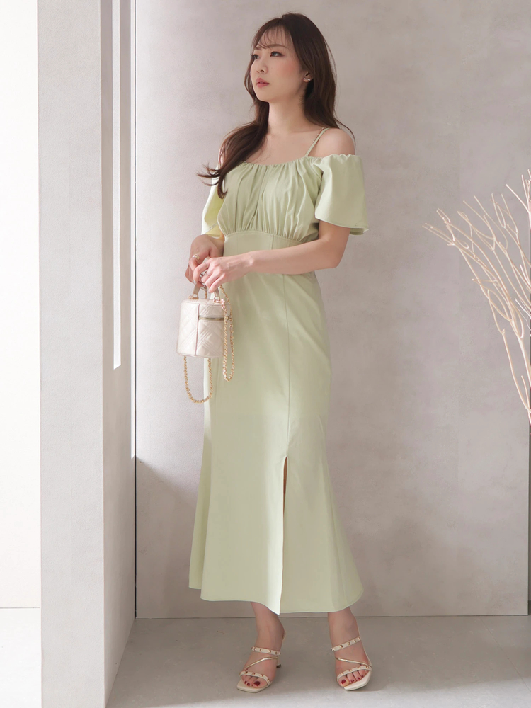 LIP SERVICE(リップサービス) |2wayオフショルマーメイドワンピース