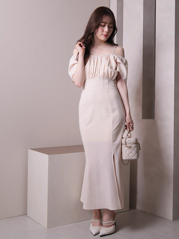 LIP SERVICE(リップサービス) |2wayオフショルマーメイドワンピース