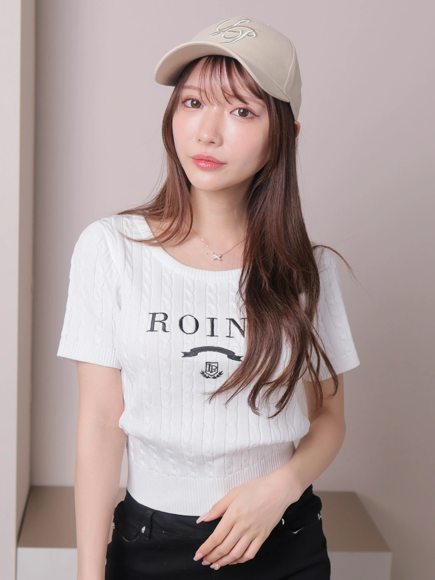 ROINEケーブルサマーニット LIP SERVICE（リップサービス）｜ ROINEケーブルサマーニット