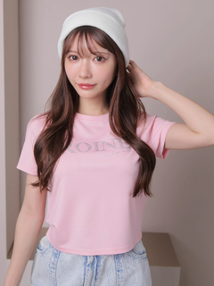 LIP SERVICE(リップサービス) |ROINEスタッズTシャツ