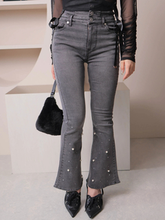 LIP SERVICE(リップサービス) |ジュエルフレアデニムパンツ