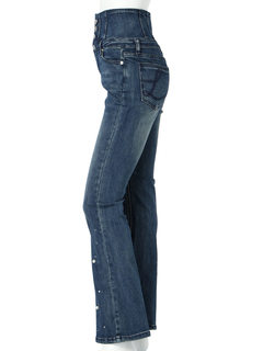 LIP SERVICE(リップサービス) |ジュエルフレアデニムパンツ