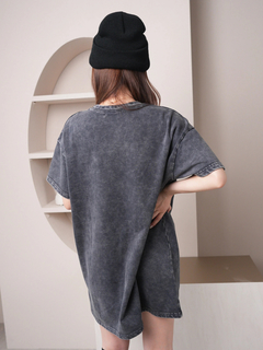 LIP SERVICE(リップサービス) |カットデニムBIG Tシャツワンピース