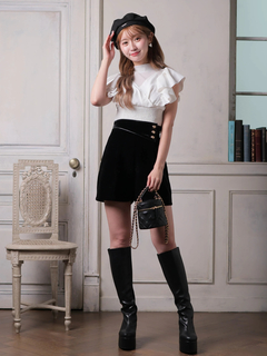 LIP SERVICE(リップサービス) |シアーレイヤードフリルトップス