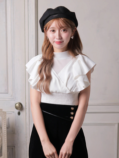 LIP SERVICE(リップサービス) |シアーレイヤードフリルトップス