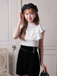 LIP SERVICE(リップサービス) |シアーレイヤードフリルトップス