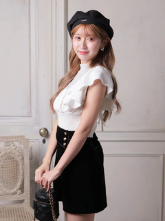 LIP SERVICE(リップサービス) |シアーレイヤードフリルトップス