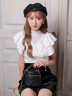 LIP SERVICE(リップサービス) |シアーレイヤードフリルトップス