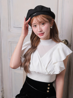 LIP SERVICE(リップサービス) |シアーレイヤードフリルトップス