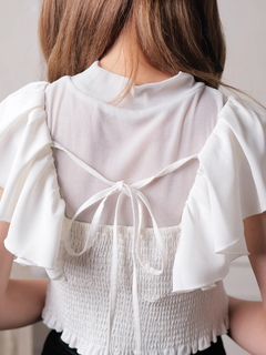 LIP SERVICE(リップサービス) |シアーレイヤードフリルトップス