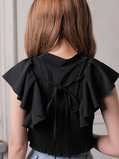 LIP SERVICE(リップサービス) |シアーレイヤードフリルトップス