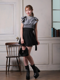 LIP SERVICE(リップサービス) |シアーレイヤードフリルトップス