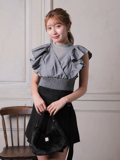 LIP SERVICE(リップサービス) |シアーレイヤードフリルトップス