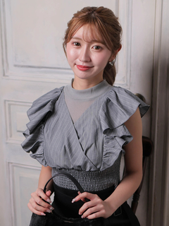 LIP SERVICE(リップサービス) |シアーレイヤードフリルトップス