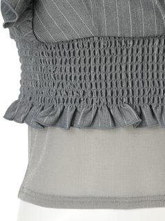 LIP SERVICE(リップサービス) |シアーレイヤードフリルトップス