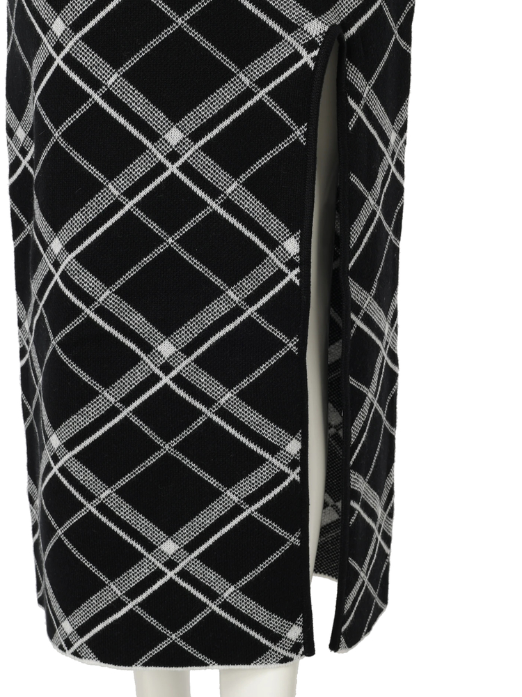 専用ページ Her lip to チェック ニットワンピース Herlipto