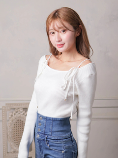 LIP SERVICE(リップサービス) |マルチwayリボンリブニット