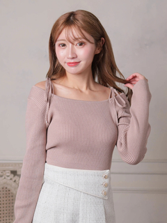 LIP SERVICE(リップサービス) |マルチwayリボンリブニット