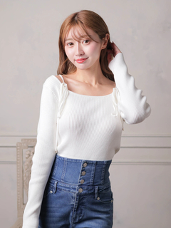 LIP SERVICE(リップサービス) |マルチwayリボンリブニット