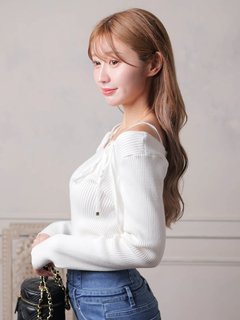 LIP SERVICE(リップサービス) |マルチwayリボンリブニット