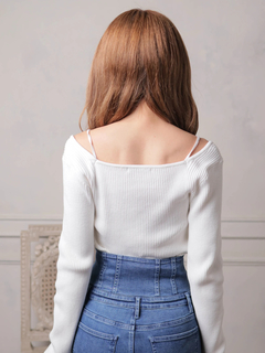 LIP SERVICE(リップサービス) |マルチwayリボンリブニット