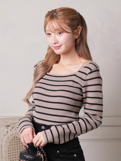 LIP SERVICE(リップサービス) |マルチwayリボンリブニット