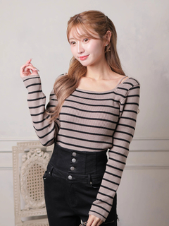 LIP SERVICE(リップサービス) |マルチwayリボンリブニット