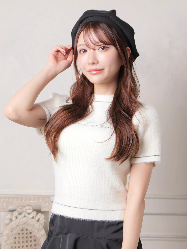 LIP SERVICE(リップサービス) |lilouフェーザーハーフニット