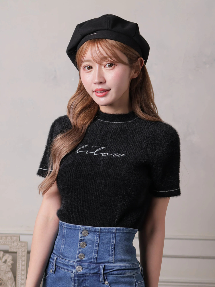 LIP SERVICE(リップサービス) |lilouフェーザーハーフニット