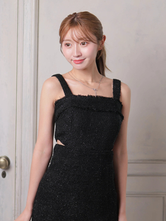 LIP SERVICE(リップサービス) |フリンジツイードジャンスカワンピース