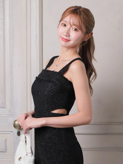 LIP SERVICE(リップサービス) |フリンジツイードジャンスカワンピース