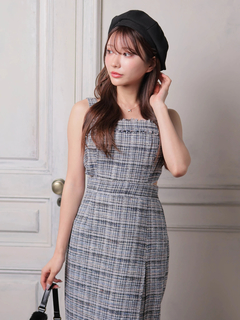 LIP SERVICE(リップサービス) |フリンジツイードジャンスカワンピース