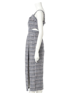 LIP SERVICE(リップサービス) |フリンジツイードジャンスカワンピース