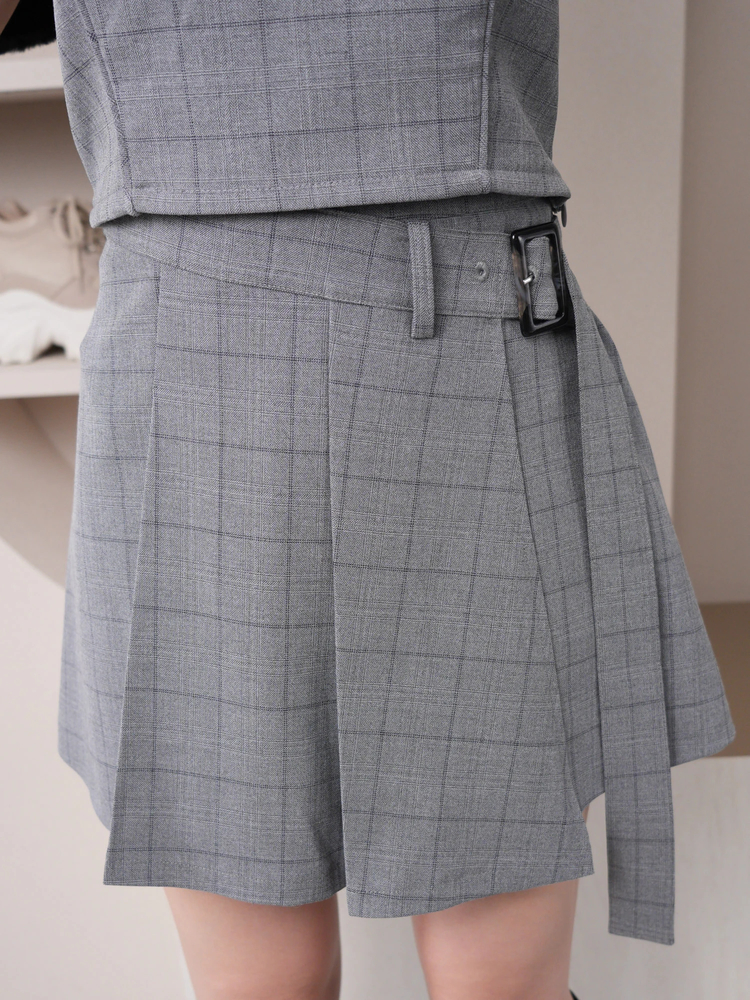 LIP SERVICE(リップサービス) |マルチパターンベルトプリーツスカート