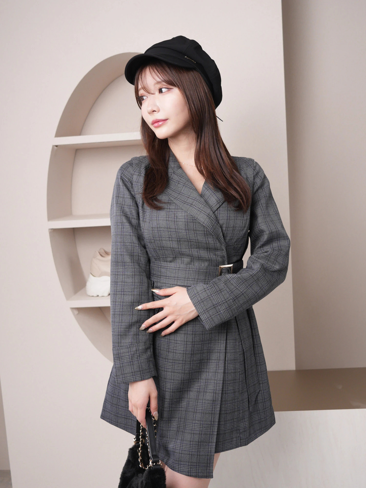 LIP SERVICE(リップサービス) |2wayスリーブサイドシアージャケットワンピース