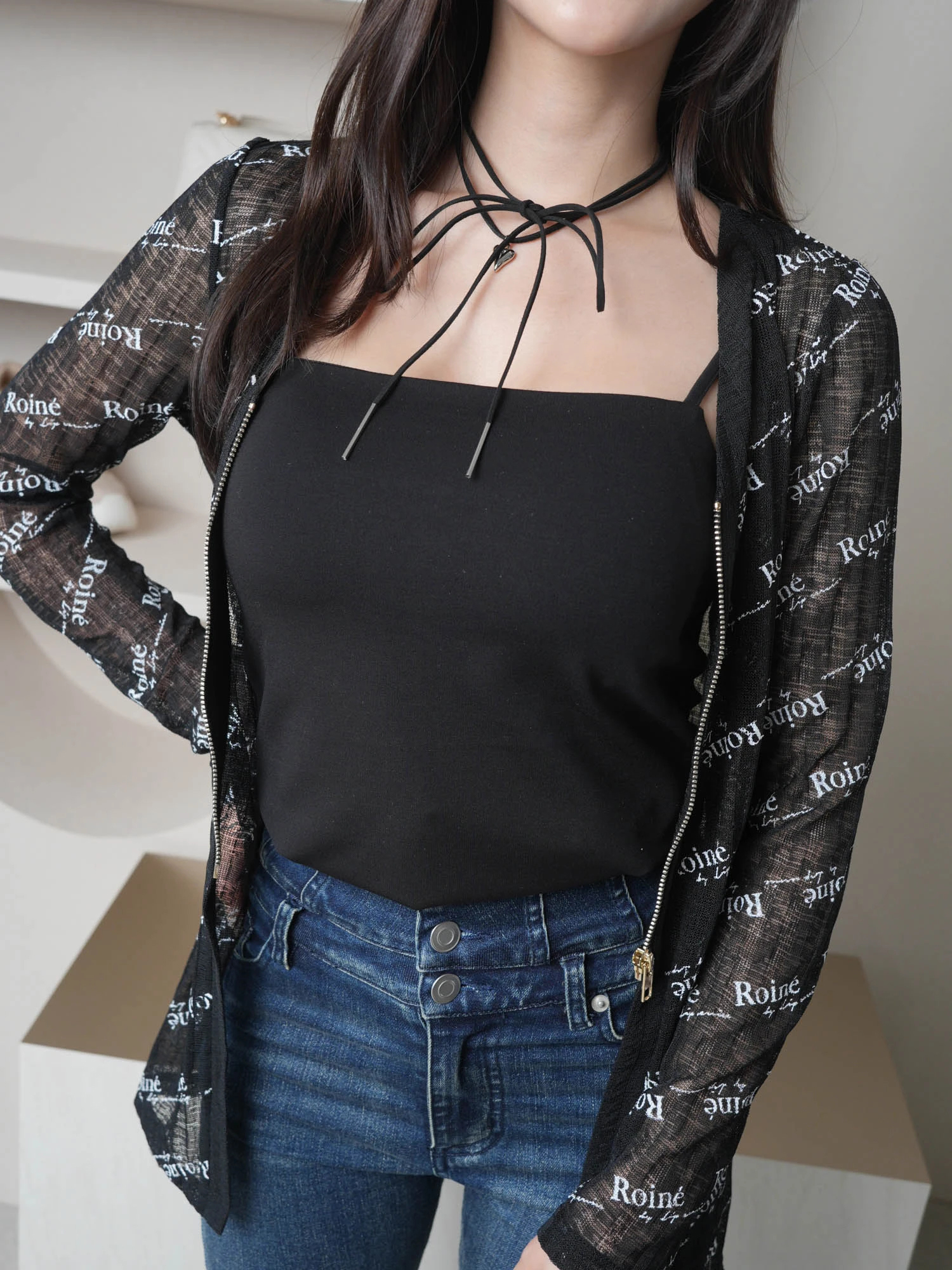 LIP SERVICE（リップサービス）｜ ハートチャーム付スエードチョーカー