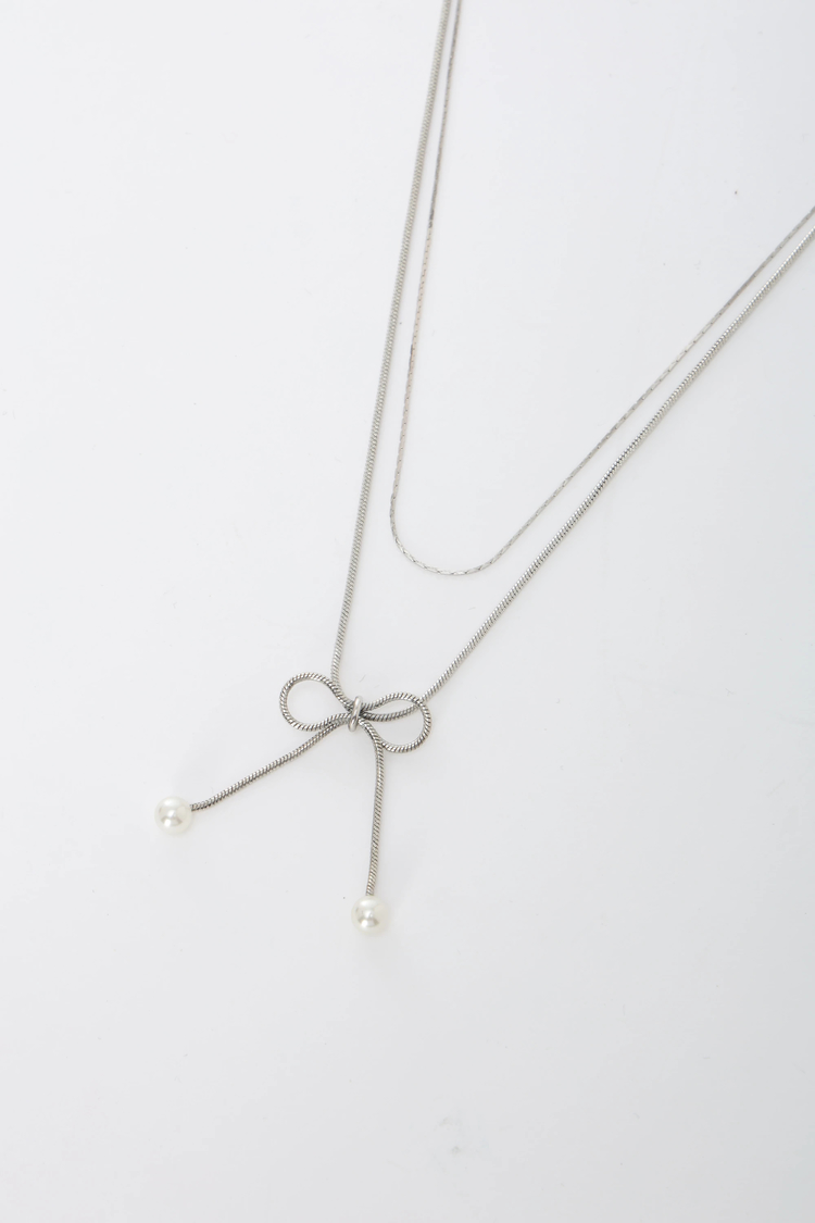 LIP SERVICE(リップサービス) |リボンレイヤードネックレス