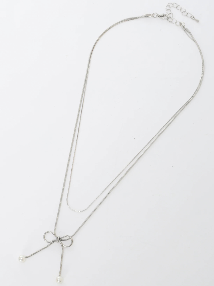 LIP SERVICE(リップサービス) |リボンレイヤードネックレス