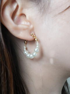 LIP SERVICE(リップサービス) |パールフープピアス