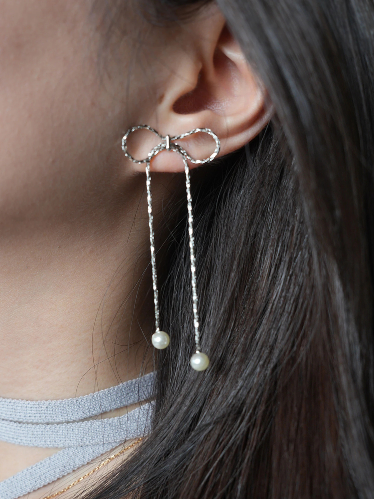 LIP SERVICE(リップサービス) |リボンパールピアス