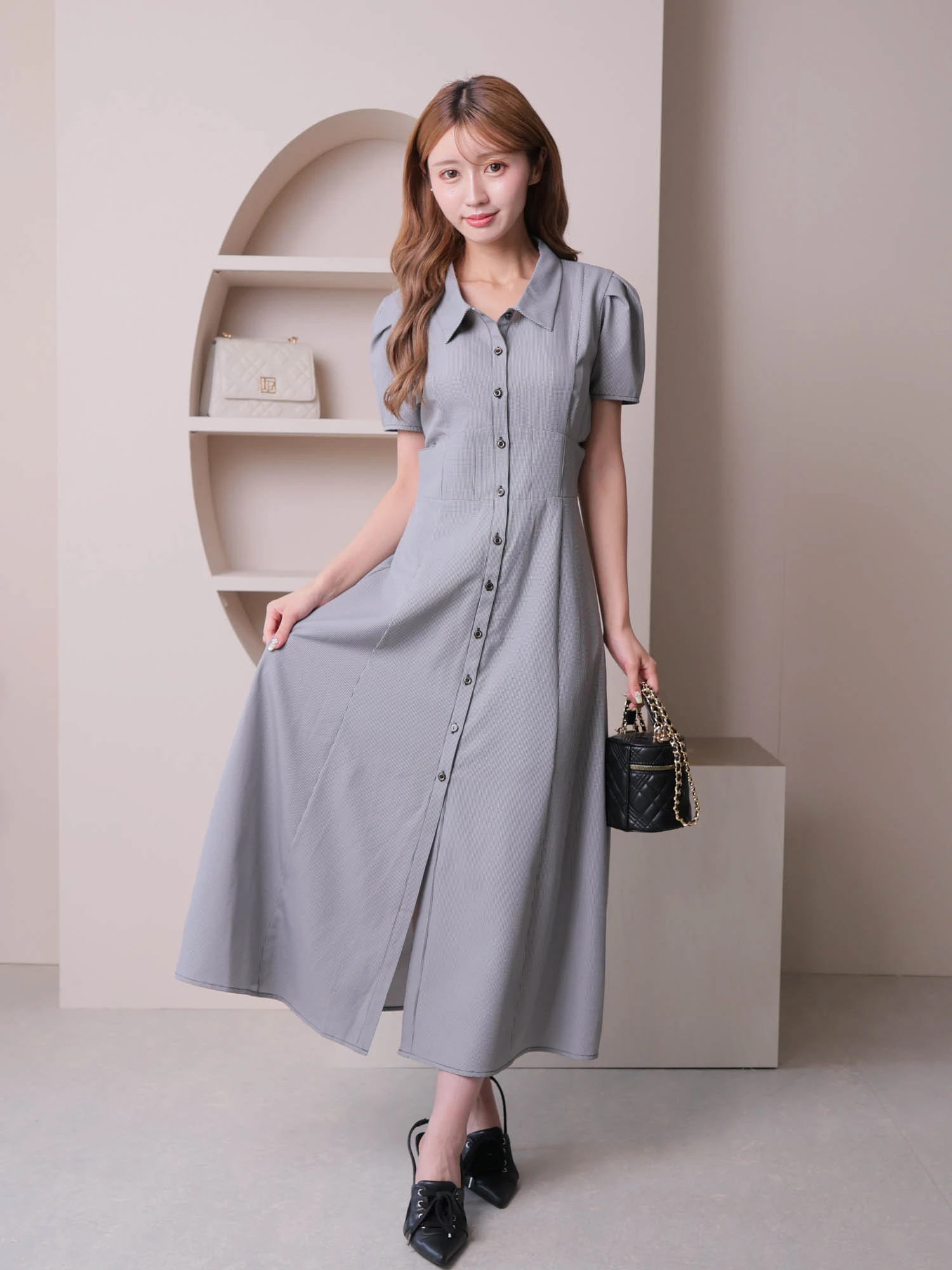 LIP SERVICE（リップサービス）｜ カットアウトコルセットシャツ