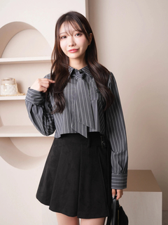 LIP SERVICE(リップサービス) |ネクタイSETクロップドシャツ