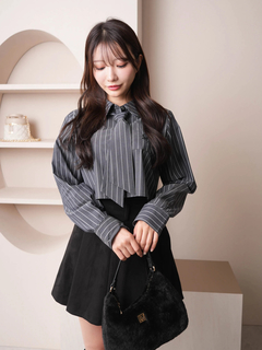 LIP SERVICE(リップサービス) |ネクタイSETクロップドシャツ