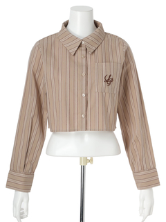 LIP SERVICE(リップサービス) |ネクタイSETクロップドシャツ